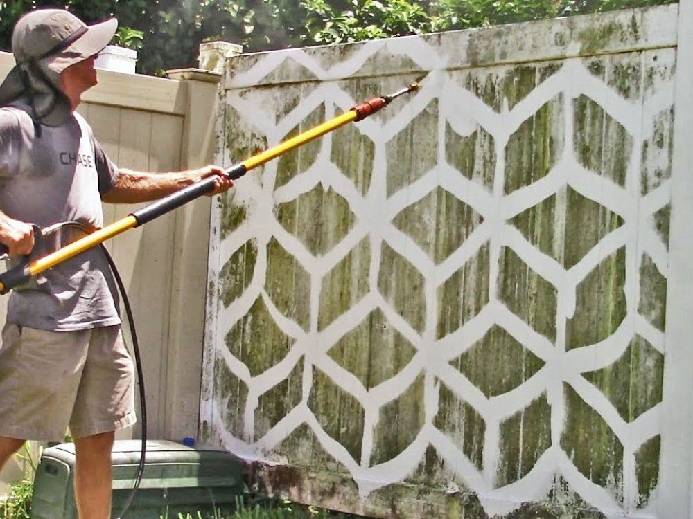 Fence Washing about