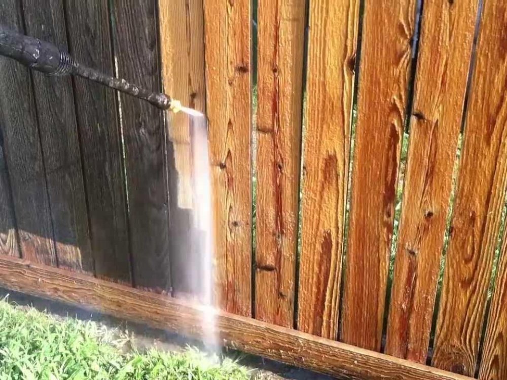 Fence Washing about
