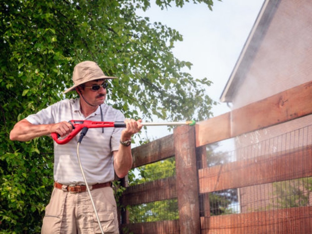 Fence Washing about