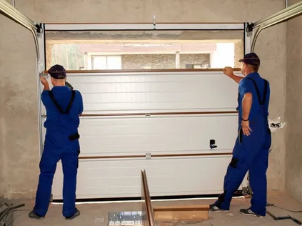 garage door about