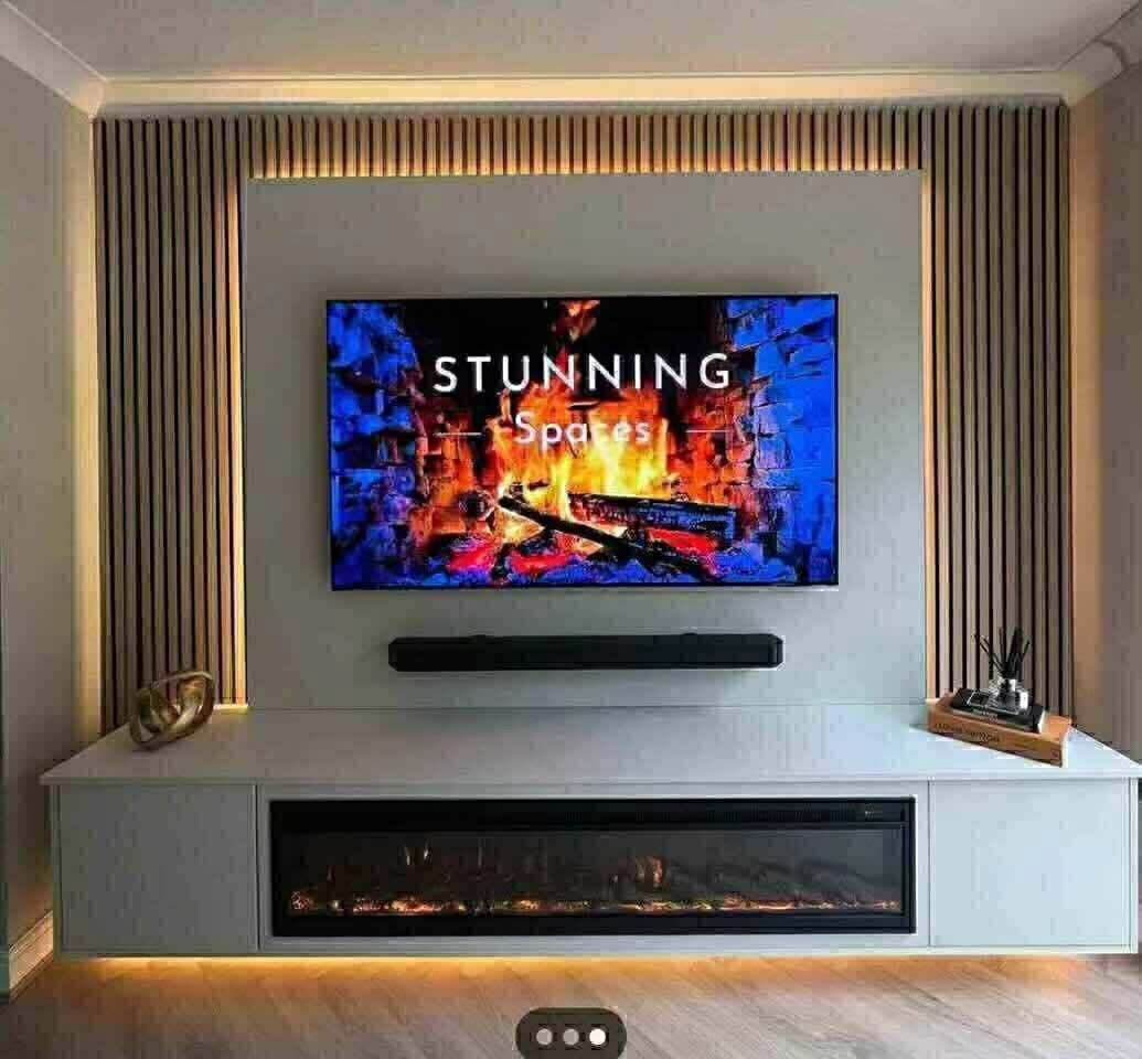 tv on wall
